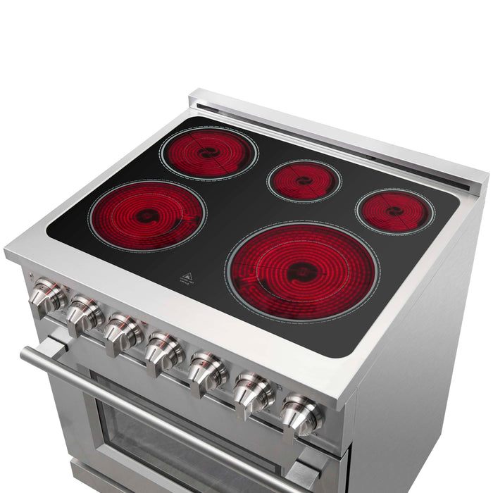 Forno Massimo 30" Freestanding Electric Range, FFSEL6020-30
