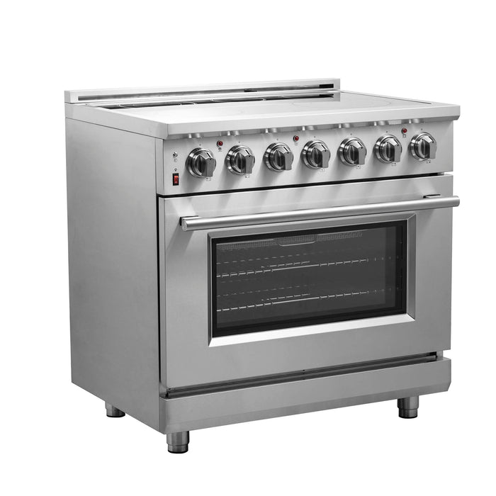 Forno Massimo 36" Freestanding Chef Door Electric Range, FFSEL6020-36
