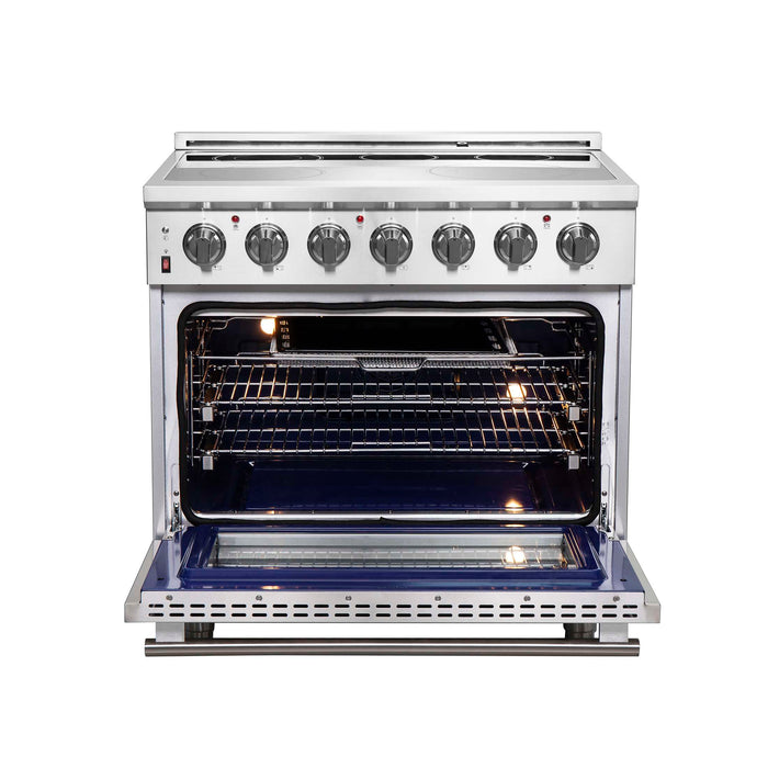 Forno Massimo 36" Freestanding Chef Door Electric Range, FFSEL6020-36