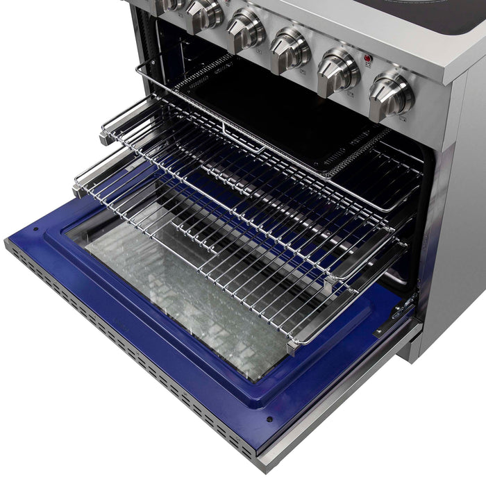 Forno Massimo 36" Freestanding Chef Door Electric Range, FFSEL6020-36