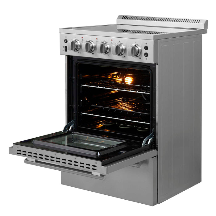 Forno Loiano 24" Freestanding Electric Range, FFSEL6069-24