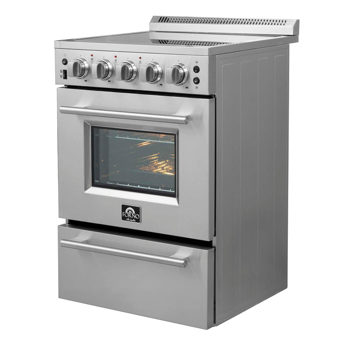 Forno Loiano 24" Freestanding Electric Range, FFSEL6069-24