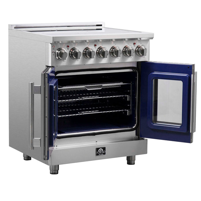 Forno Massimo 30" Freestanding French Door Electric Range, FFSEL6955-30