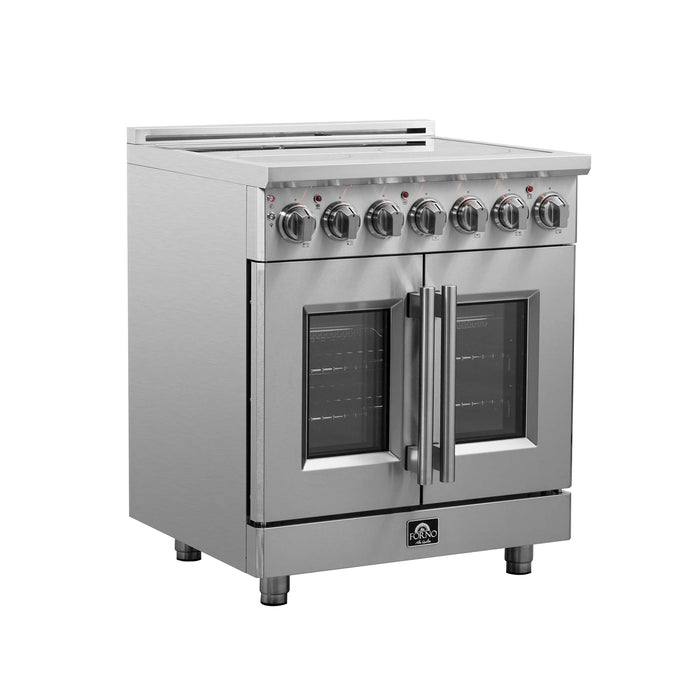 Forno Massimo 30" Freestanding French Door Electric Range, FFSEL6955-30