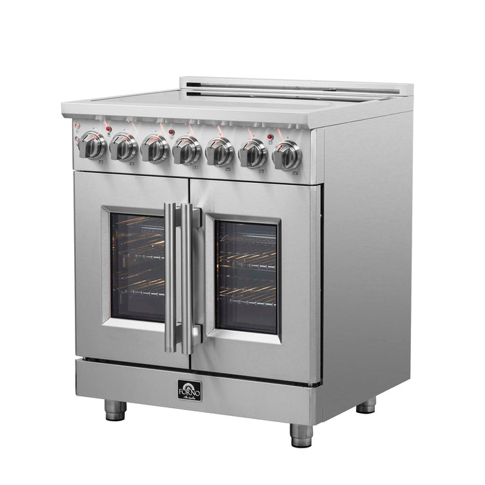 Forno Massimo 30" Freestanding French Door Electric Range, FFSEL6955-30