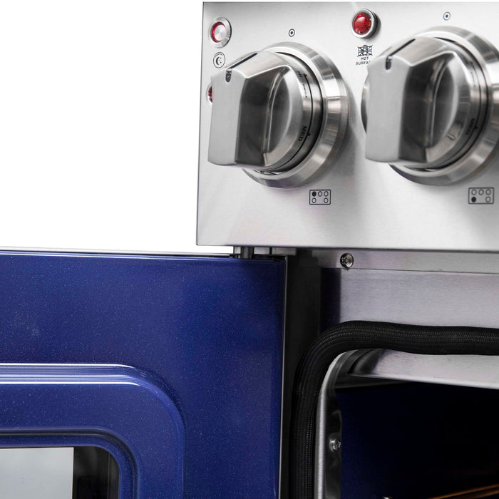 Forno Massimo 30" Freestanding French Door Electric Range, FFSEL6955-30