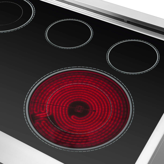 Forno Massimo 36" Freestanding French Door Electric Range, FFSEL6955-36