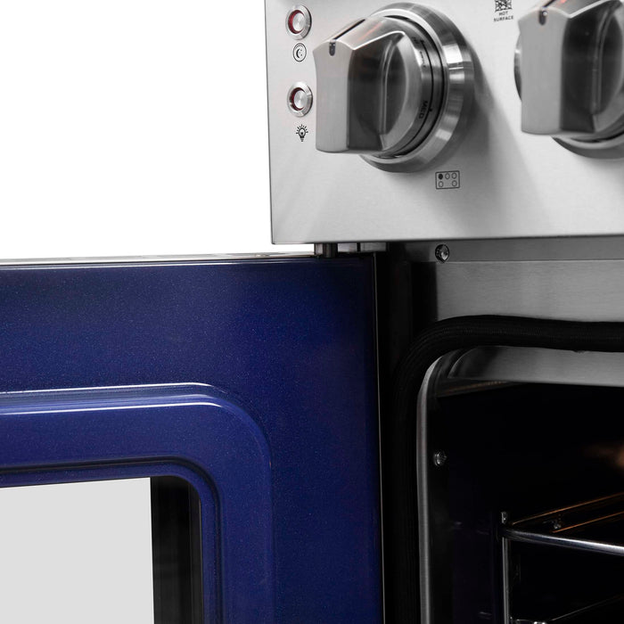 Forno Massimo 36" Freestanding French Door Electric Range, FFSEL6955-36
