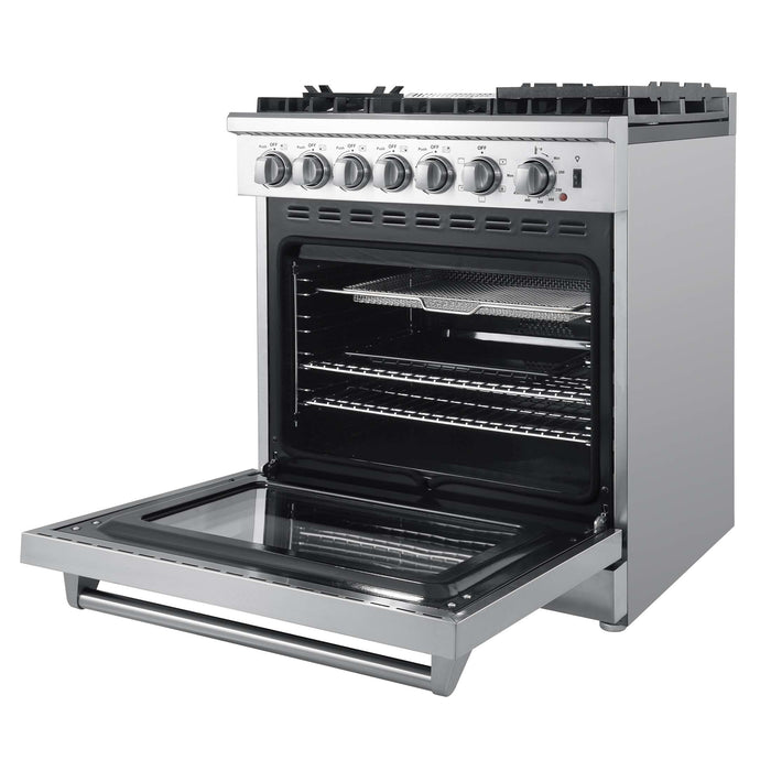 Forno Lazio 30" Freestanding Dual Fuel Range, FFSGS6196-30