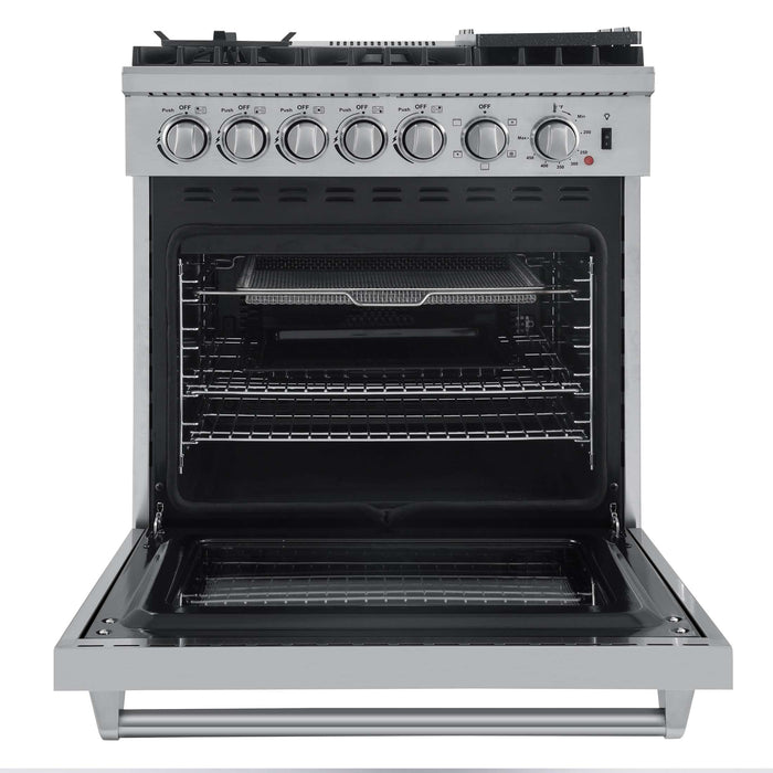 Forno Lazio 30" Freestanding Dual Fuel Range, FFSGS6196-30