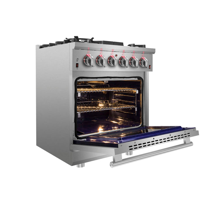 Forno Massimo 30" Freestanding Gas Range, FFSGS6239-30