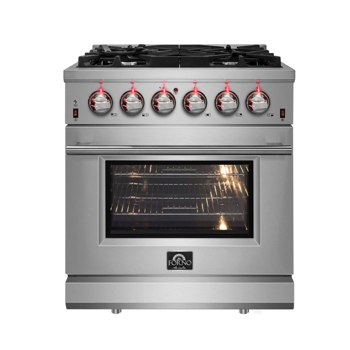 Forno Massimo 30" Freestanding Gas Range, FFSGS6239-30