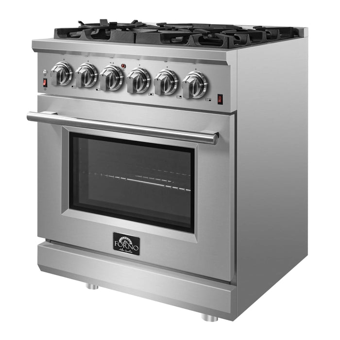 Forno Massimo 30" Freestanding Gas Range, FFSGS6239-30