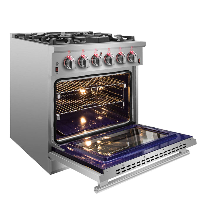 Forno Massimo 30" Freestanding Gas Range, FFSGS6239-30