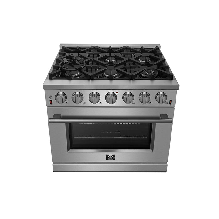 Forno Massimo 36" Freestanding Gas Range, FFSGS6239-36