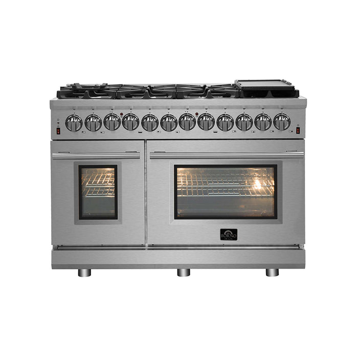 Forno Massimo 48″ Freestanding Gas Range, FFSGS6239-48