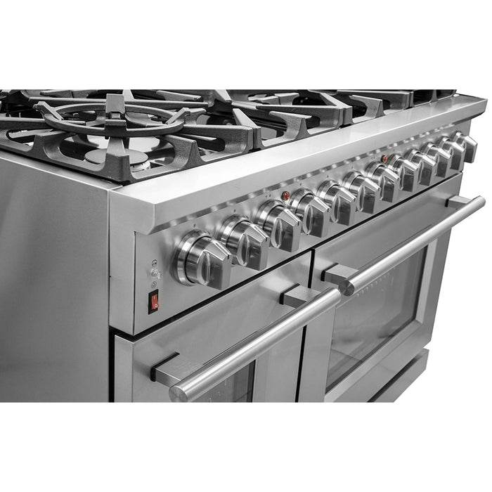 Forno Massimo 48″ Freestanding Gas Range, FFSGS6239-48
