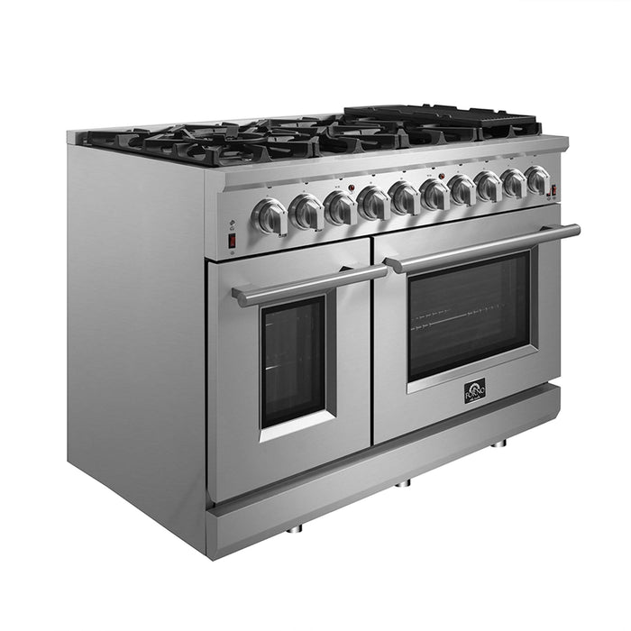 Forno Massimo 48″ Freestanding Gas Range, FFSGS6239-48