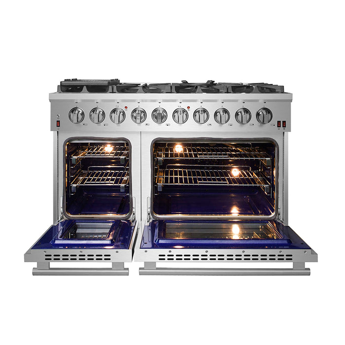 Forno Massimo 48″ Freestanding Gas Range, FFSGS6239-48