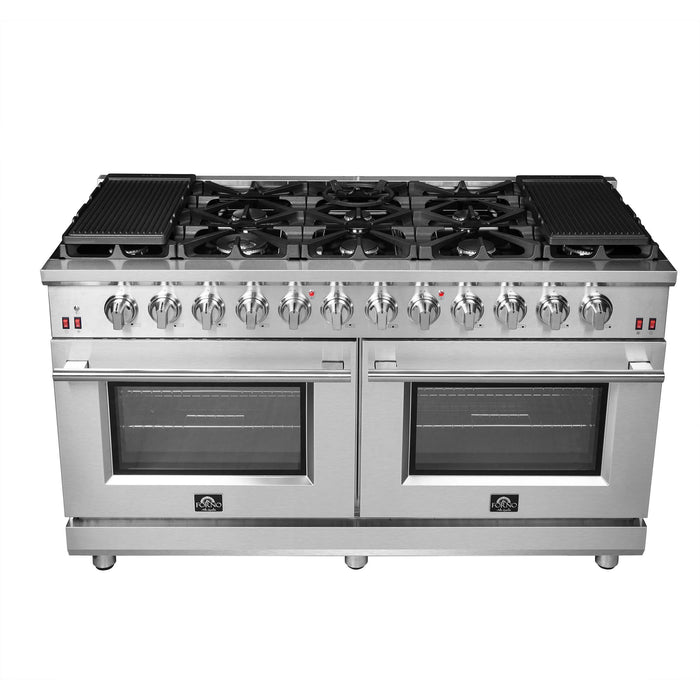 Forno Massimo 60″ Freestanding Gas Range, FFSGS6239-60