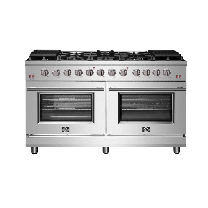 Forno Massimo 60″ Freestanding Gas Range, FFSGS6239-60