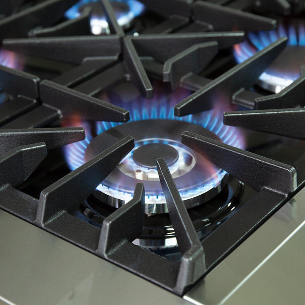 Forno Galiano 36" Freestanding Gas Range with 6 Italian Burners in Stainless Steel, FFSGS6244-36