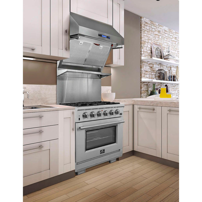 Forno Capriasca 30" Freestanding Gas Range, FFSGS6260-30