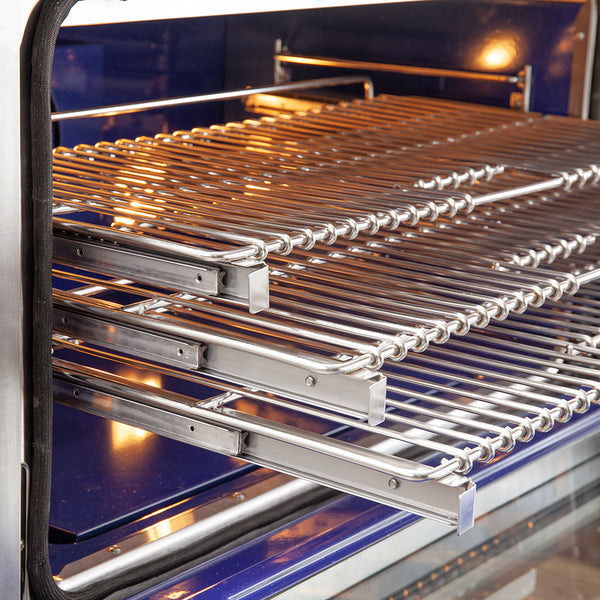 FORNO Capriasca 36" 5.36 cu. ft. Gas Range with 6 Italian Burners, Stainless Steel- FFSGS6260-36
