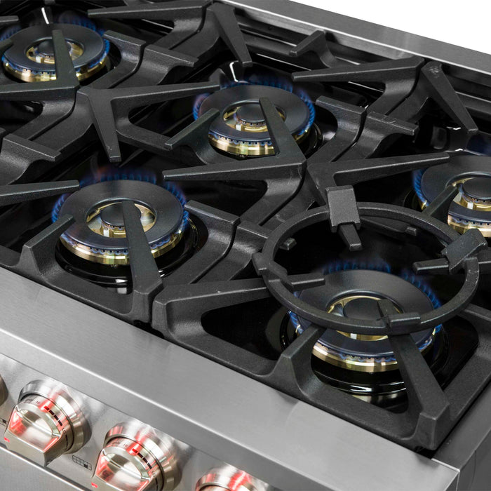 Forno Capriasca 60" Freestanding Gas Range, FFSGS6260-60