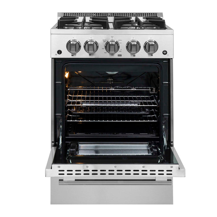 Forno Breno 24" Freestanding Gas Range, FFSGS6272-24