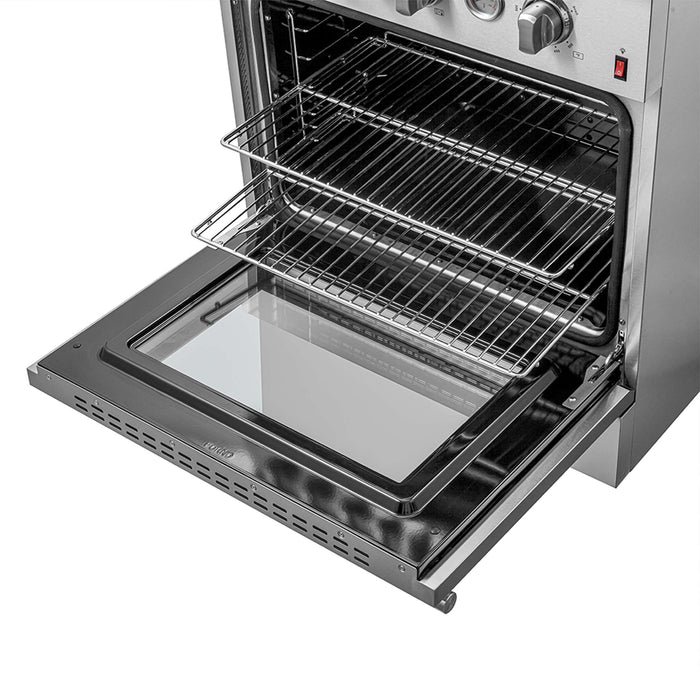 Giovanni 30-inch Gas Range Stainless Steel, 5 Burners 67,000 BTU, 4.32 cu.ft. Convection Oven, FFSGS6274-30