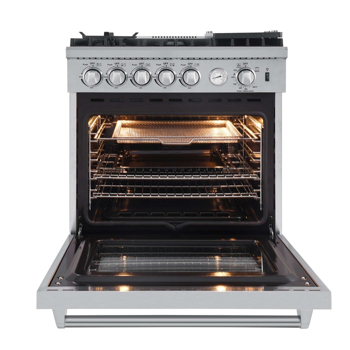 Forno Lazio 30" Freestanding Gas Range, FFSGS6276-30
