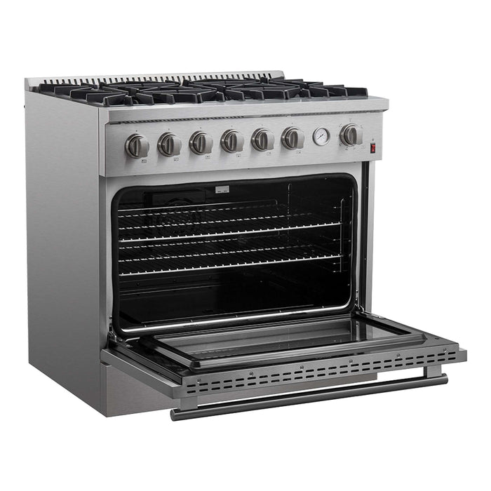 Marco 36" Gas Range, 5.36 cu.ft. Convection Oven, FFSGS6277-36