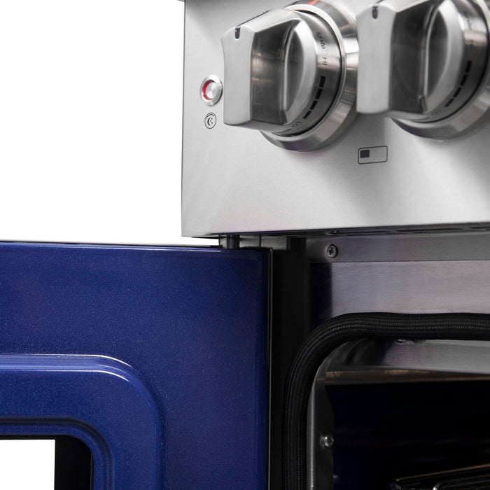 Forno Capriasca 30" Freestanding French Door Dual Fuel Range, FFSGS6387-30