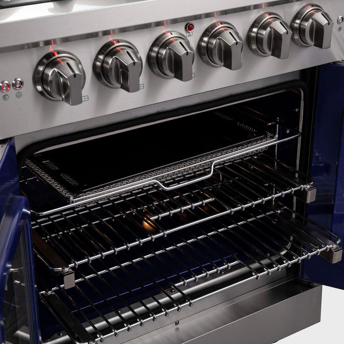 Forno Massimo 30" French Door Gas Range, FFSGS6439-30