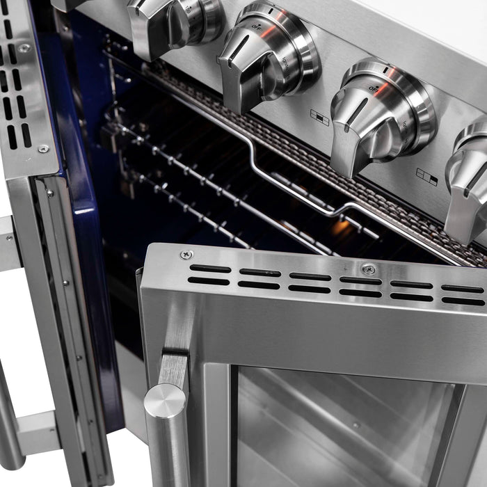 Forno Massimo 30" French Door Gas Range, FFSGS6439-30