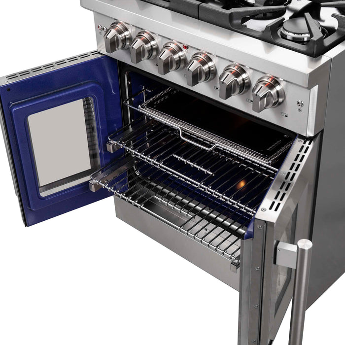 Forno Massimo 30" French Door Gas Range, FFSGS6439-30