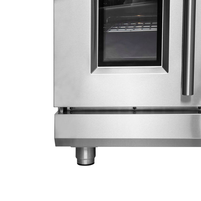 Forno Massimo 48" Freestanding French Door Gas Range, FFSGS6439-48