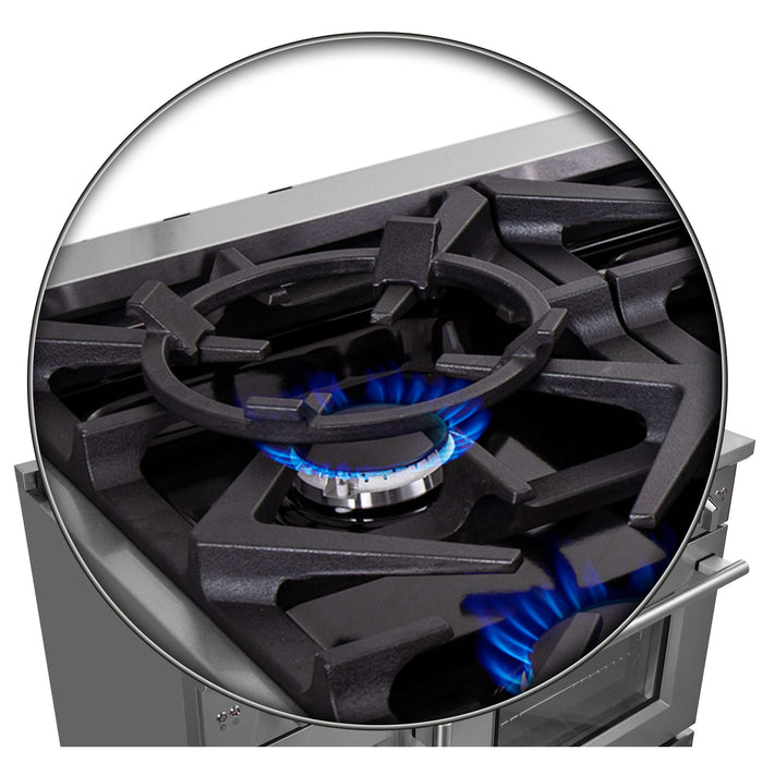 Forno Massimo 48" Freestanding French Door Gas Range, FFSGS6439-48