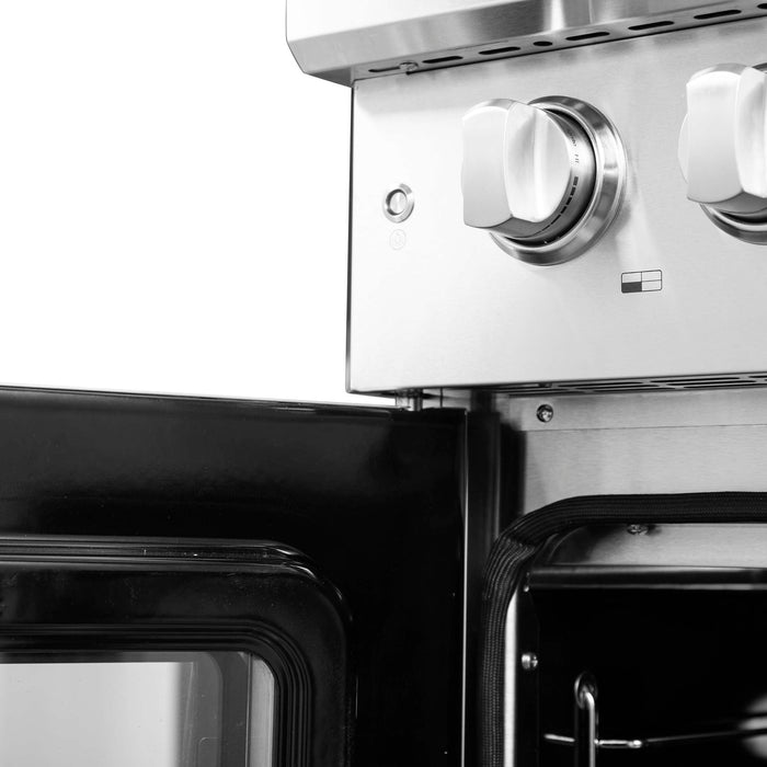 Forno Galiano 30" Freestanding French Door Gas Range, FFSGS6444-30
