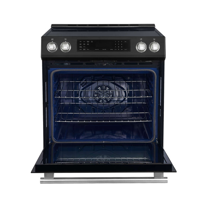 Forno Donatello Espresso 30-Inch Slide-In Induction Range Black, FFSIN0905-30BLK