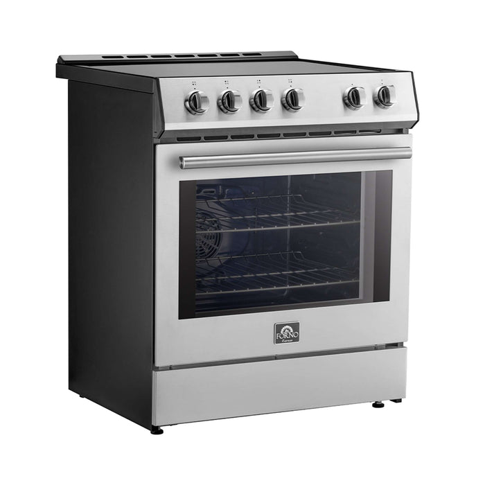 Forno Leonardo Espresso 30-Inch Slide-In Induction Range Stainless-Steel, FFSIN0982-30