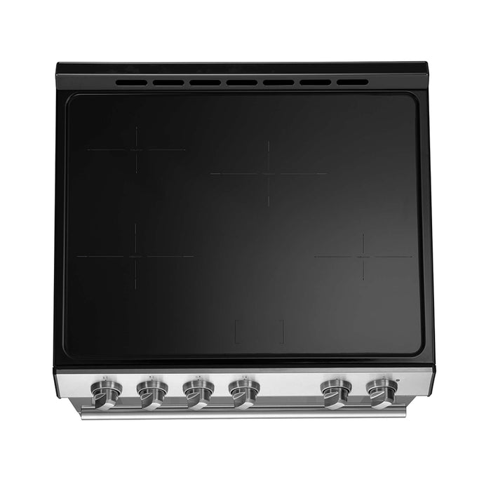 Forno Leonardo Espresso 30-Inch Slide-In Induction Range Stainless-Steel, FFSIN0982-30