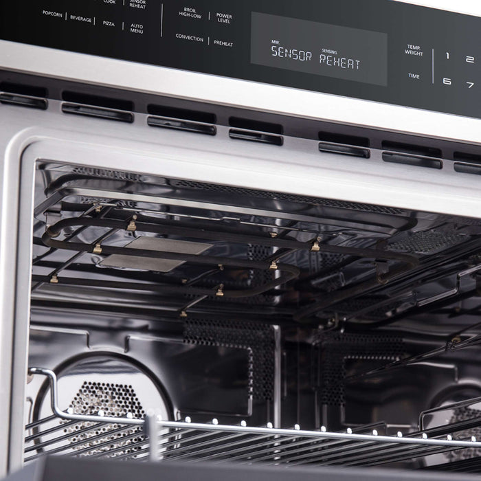 Forno Oliena 30" 1750 Watt Compact Oven & 1000 Watt Microwave, 1.6 cu. ft, FMWDR3093-30