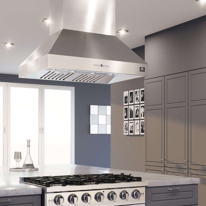 Forno Coppito 36'' Island Range Hood, FRHIS5129-36