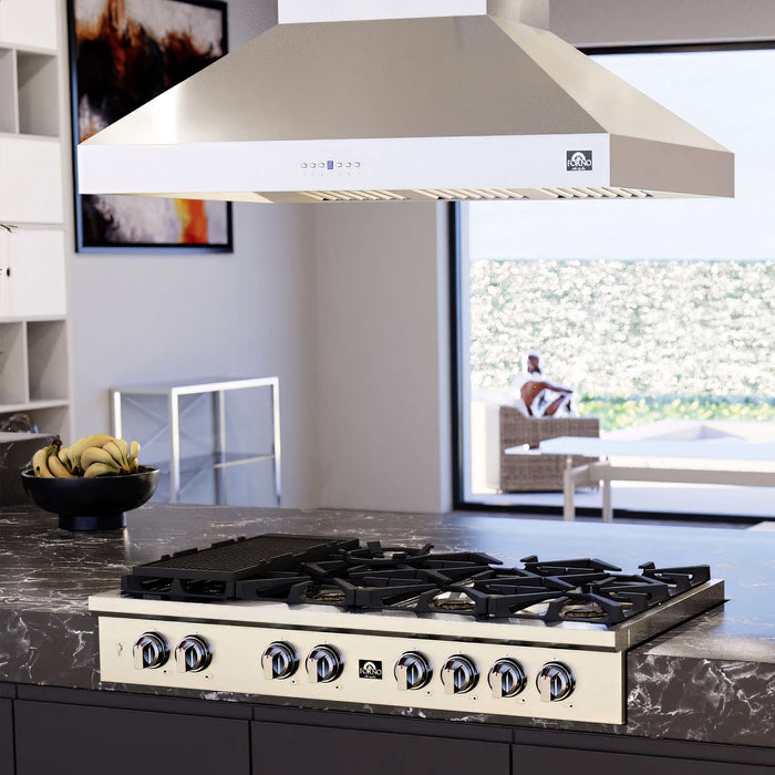 Forno Coppito 48'' Island Range Hood, FRHIS5129-48