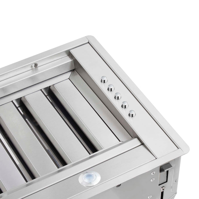FORNO Frassanito 60" Recessed Range Hood with Baffle Filters, FRHRE5346-60