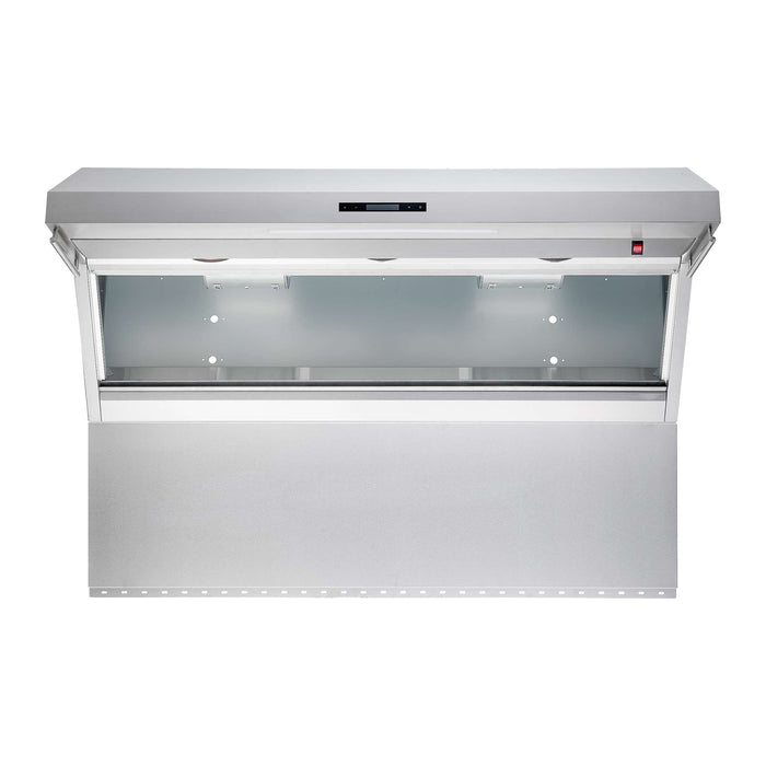 FORNO Savona 60" Wall Mount Range Hood with Hybrid Filters & Back Splash, FRHWM5029-60HB