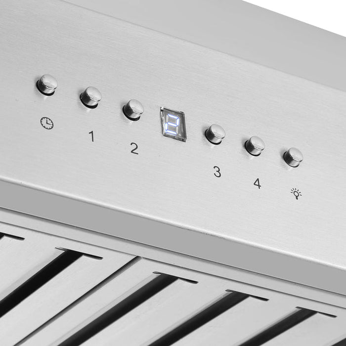 FORNO Orvieto 48" 1,200 CFM Wall Mount Range Hood in Stainless Steel-  FRHWM5094-48