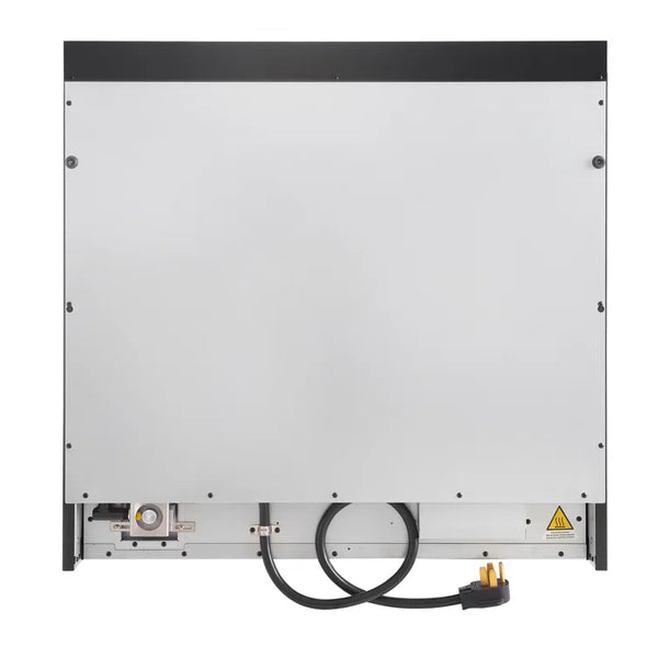 FORNO Antico 36" 4.5 cu. ft. Gas Range with 6 Sealed Burners in Black with Antique Brass Accents- FFSGS6219-36BLK